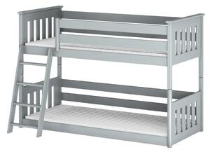 Patrová postel FABIENNE - 80x160, šedá