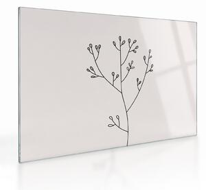 Skleněný obraz - Luční květ N⁰3 (70x50 cm)