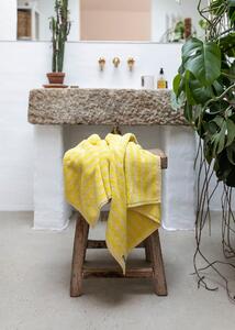 Bongusta Barevný ručník Naram 50x70cm neonově žlutá 50x70 cm