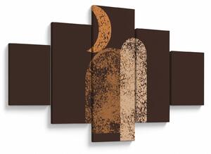 Obraz - Oranžové oblouky N⁰2 (125x70 cm)