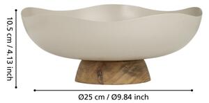 Eglo 427509 - Dekorační podnos MONYWA pr. 25 cm béžová