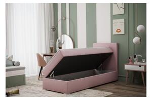 Boxspringová postel do dětského pokoje RADMILA 80x200 - růžová