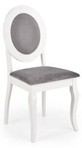 Jídelní židle Hema501, bílá/šedá