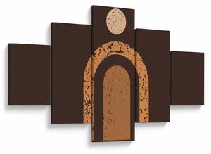 Obraz - Oranžové oblouky N⁰3 (125x70 cm)