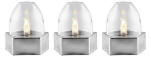 Livarno home Solární LED svítidlo, 3dílná sada (solární LED lampa, 3dílná sada) (100372405002)