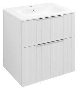 Sapho Sapho, CIRASA umyvadlová skříňka 59,2x64x46cm, bílá matná strip, CR601-3131S