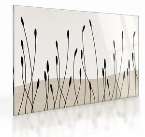 Skleněný obraz - Grafická louka N⁰3 (70x50 cm)