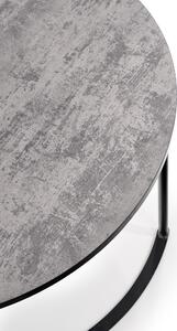 Konferenční stolek MAKA - černý/šedý