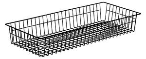 FEROPLAST spol. s.r.o Drátěný koš Feroplast KS49 pro regál s šířkou 1200 mm, 400x1100x120, černý