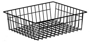 FEROPLAST spol. s.r.o Drátěný koš Feroplast KS48 pro regál s šířkou 900 mm(1800mm), 600x800x120, černý