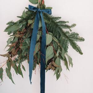 Sametová stuha 3 cm – modrá (9 m)