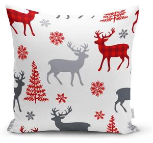 Sada 4 vánočních povlaků na polštář a běhounu na stůl Minimalist Cushion Covers Christmas Ornaments