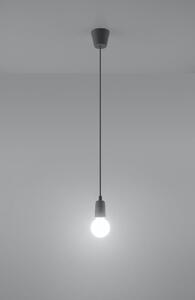Sollux Lighting Diego závěsné svítidlo 1x60 W šedá/popelavá SL.0575