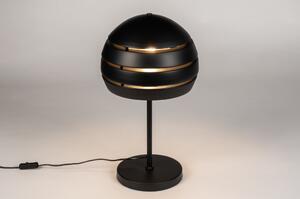 Stolní retro lampa Cantonn Nero and Gold (LMD)