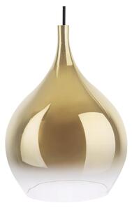 Skleněné závěsné svítidlo ve zlaté barvě Leitmotiv Drup Large, ø 26 cm