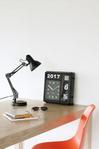 Černá stolní lampa Leitmotiv Hobby, ø 12,5 cm