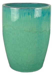 Provencelia keramický květináč Platon 50 x 38 cm Tyrkysová