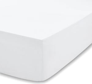 Bílé prostěradlo z organické bavlny Bianca Organic, 135 x 190 cm