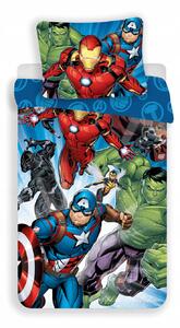 Sada povlečení Jerry Fabrics Avengers 140x200 cm se zipem