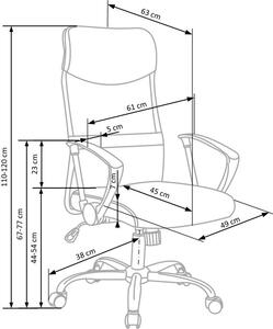 Kancelářská židle BARCELONA - pomerančová