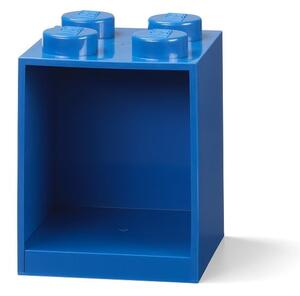 Dětská modrá nástěnná police LEGO® Brick 4