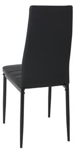 Set - 4ks Jídelní židle VALERIA černá