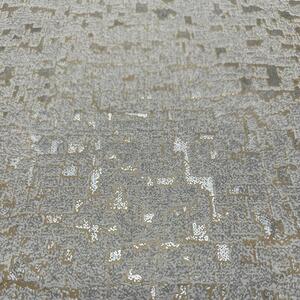 Vliesové tapety na zeď IMPOL 84630418, rozměr 10,05 m x 0,53 m, strukturovaná omítka šedá s lesklými detaily, Erismann