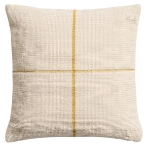 Kave Home Žlutý povlak na polštář Atima 45 x 45 cm