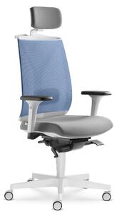 LD SEATING - Kancelářská židle LEAF 504 - bílý rám
