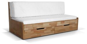 Rozkládací postel Kvadro A Zvolte možnost matrace: Bez matrace, Barva dřeva: Třešeň