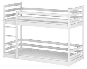 Dětská patrová postel MACY - 80x180, bílá