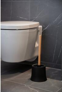 Černý bambusový toaletní kartáč Wenko Bamboo