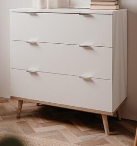Finori Komoda Göteborg 1 bílá a dub sonoma, 441185 Finori HangarStore.cz