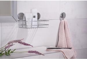 Háček na ručník ve stříbrné barvě Wenko Static-Loc® Osimo