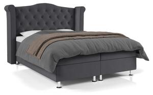 Čalouněná postel ELSA - 120x200, hnědá