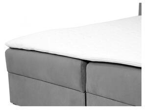 Kontinentální manželská postel 160x200 CARMELA - růžová + topper ZDARMA