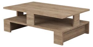 Designový konferenční stolek Achilles 80 cm vzor dub