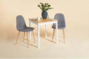 Sada 2 světle šedých jídelních židlí Bonami Essentials Lissy