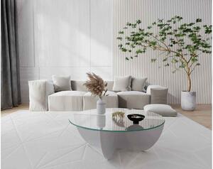 Designový konferenční stolek Balesego 90 cm bílý