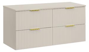 Comad Koupelnová skříňka pod deskové umyvadlo set Adel Cashmere I. 120 kašmír