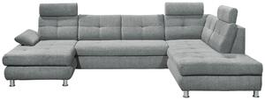 SEDACÍ SOUPRAVA, textil, světle šedá MID.YOU - Sedací soupravy, Online Only
