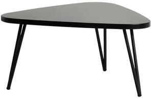 LivinHill Konferenční stolek Adesso 68 cm z masivu černý