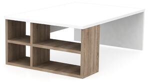Designový konferenční stolek Balius 90 cm bílý/patara