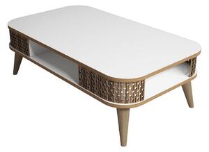 Designový konferenční stolek Baina 105 cm bílý