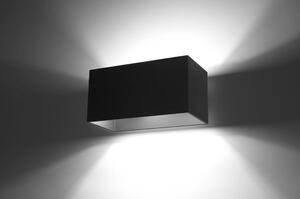 Černé nástěnné svítidlo Nice Lamps Geo Maxi