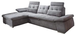 ROHOVÁ SEDAČKA, textil, kompozitní dřevo, tmavě šedá MID.YOU - Sedací soupravy, Online Only
