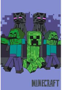 Jerry Fabrics Dětská fleecová deka Minecraft Mobs coming for you, 100 x 150 cm