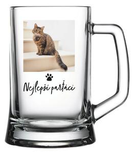 Personalizovaná pivní sklenice - fotografie s mazlíčkem