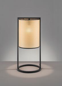 Béžová stolní lampa Fischer & Honsel Tyler, výška 56 cm