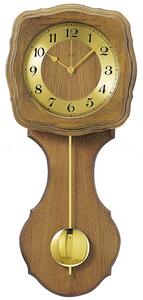 Kyvadlové nástěnné hodiny 5162/4 AMS řízené rádiovým signálem, dubové